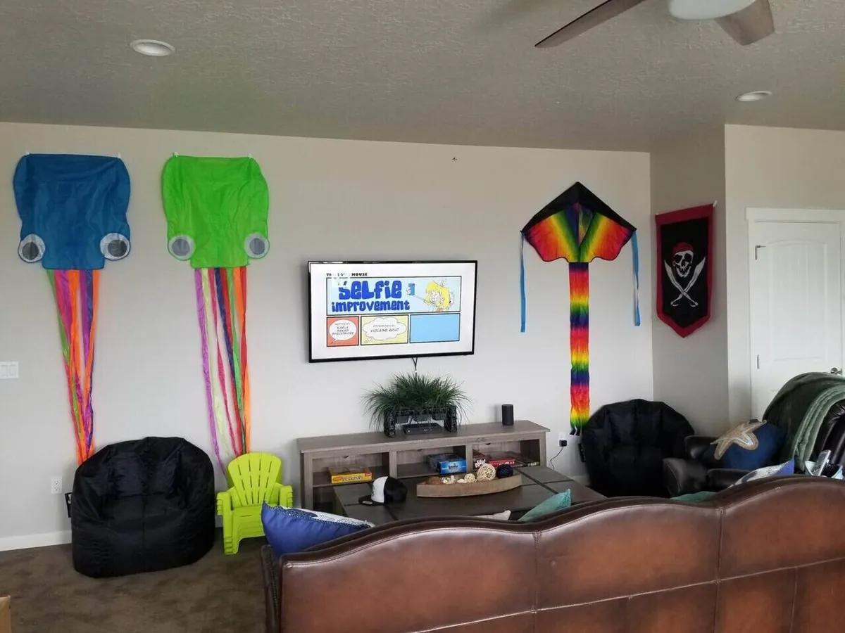 Television and game area