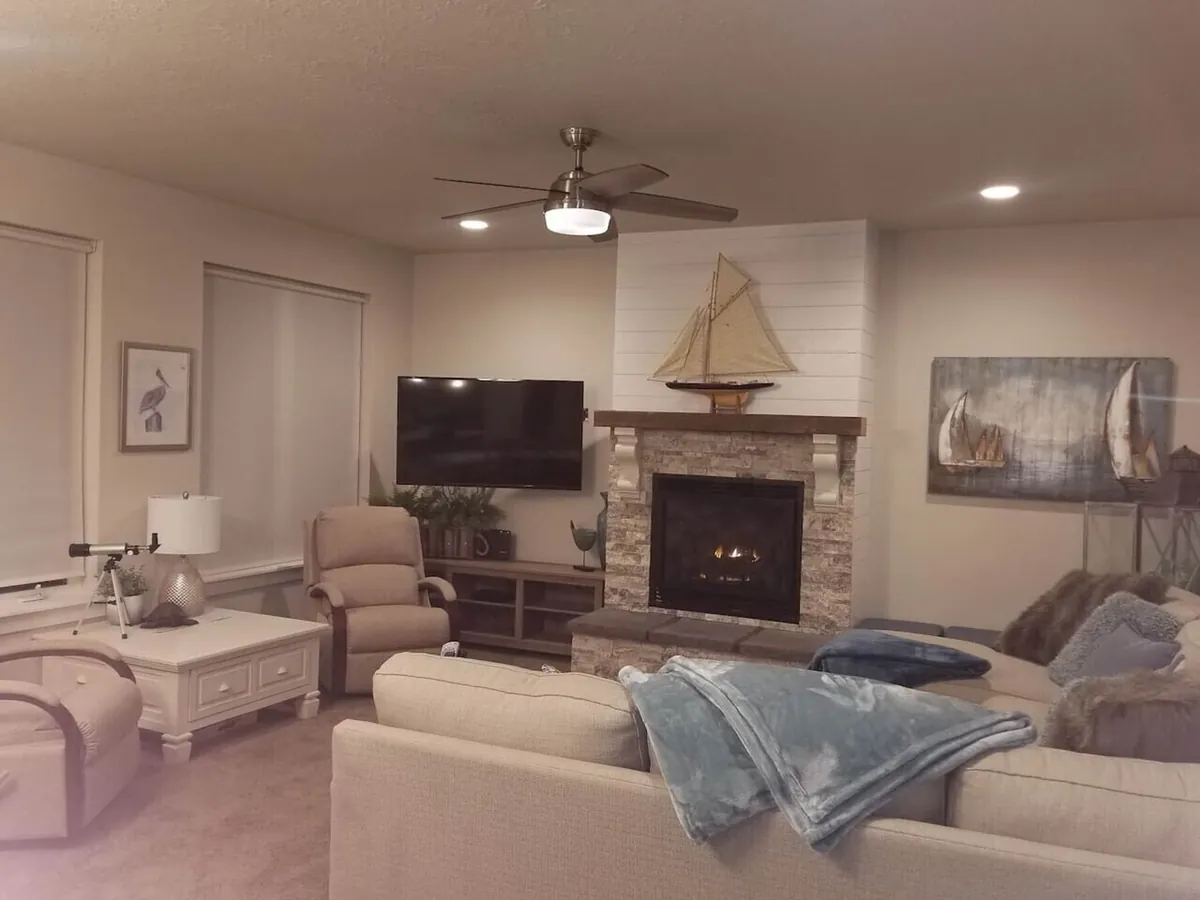 Living room from a second angle